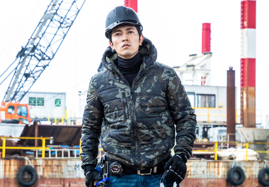 9498 ウィンターライト迷彩シレージャケット | CUC・ CHUSAN WORKWEAR 