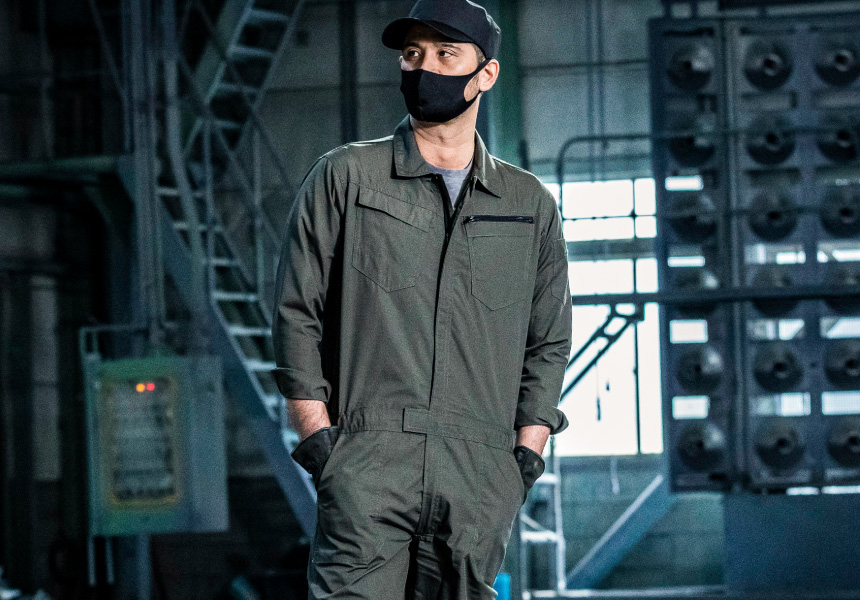 9210 コスパリップストップ長袖ツナギ | CUC・ CHUSAN WORKWEAR 作業服