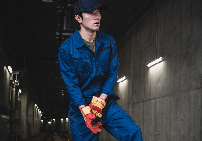 9212 コスパヘリンボーン長袖ツナギ | CUC・ CHUSAN WORKWEAR 作業服