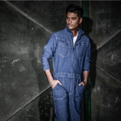 9819 デニシャンストレッチ長袖ツナギ | CUC・ CHUSAN WORKWEAR
