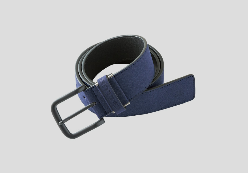 0716 ベロア調ブラックバックルベルト | CUC・ CHUSAN WORKWEAR