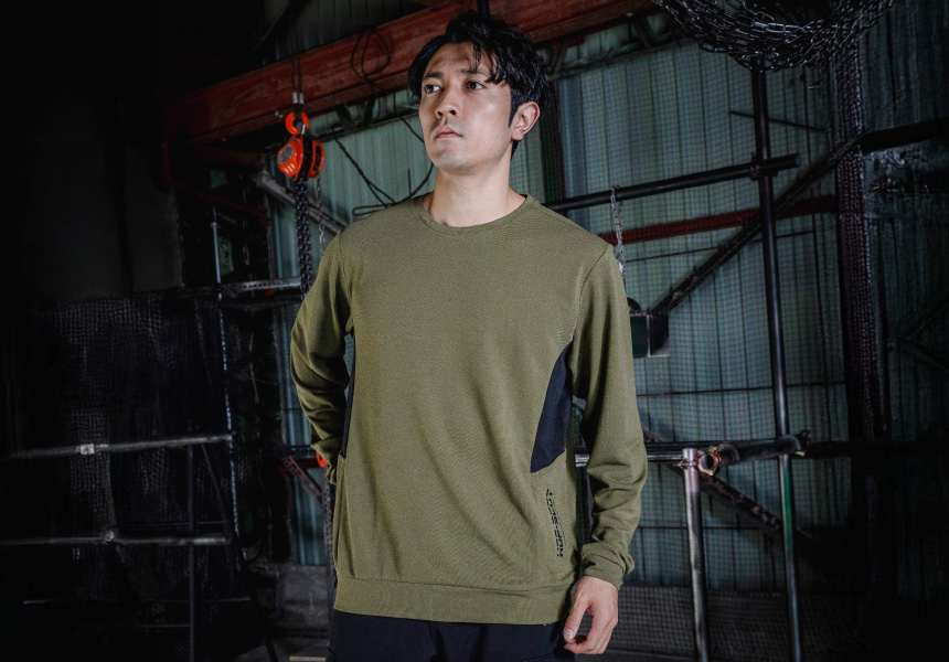 700118 エアライトアークエッジポケット長袖Tシャツ | CUC・ CHUSAN