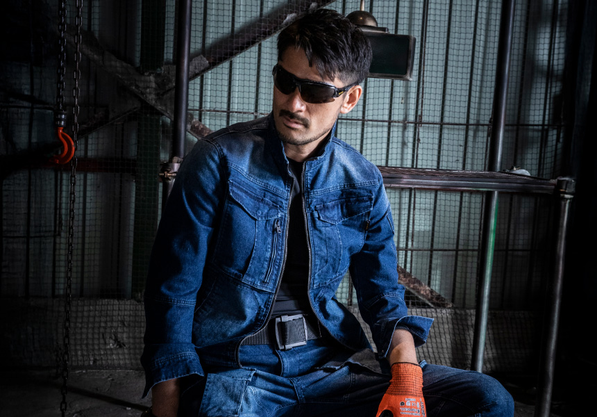 760009 フレックステック デニムJOBジャケット | CUC・ CHUSAN