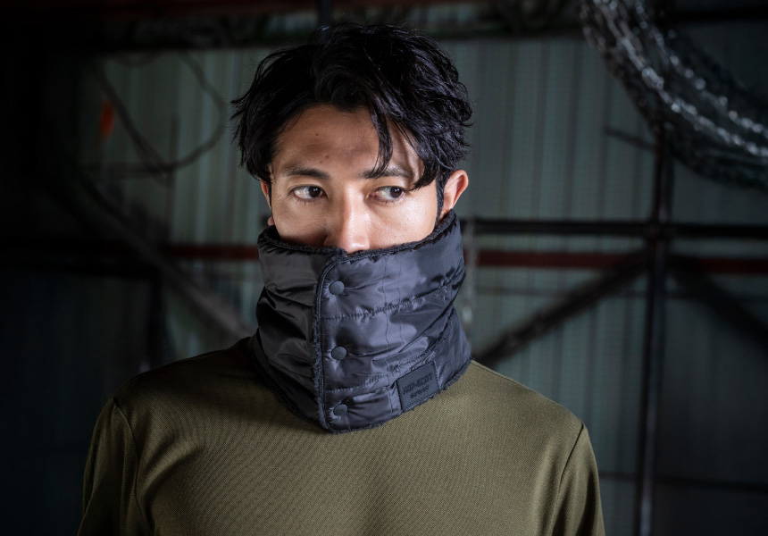 780341 エコライト ソロナ制電ネックウォーマー | CUC・ CHUSAN